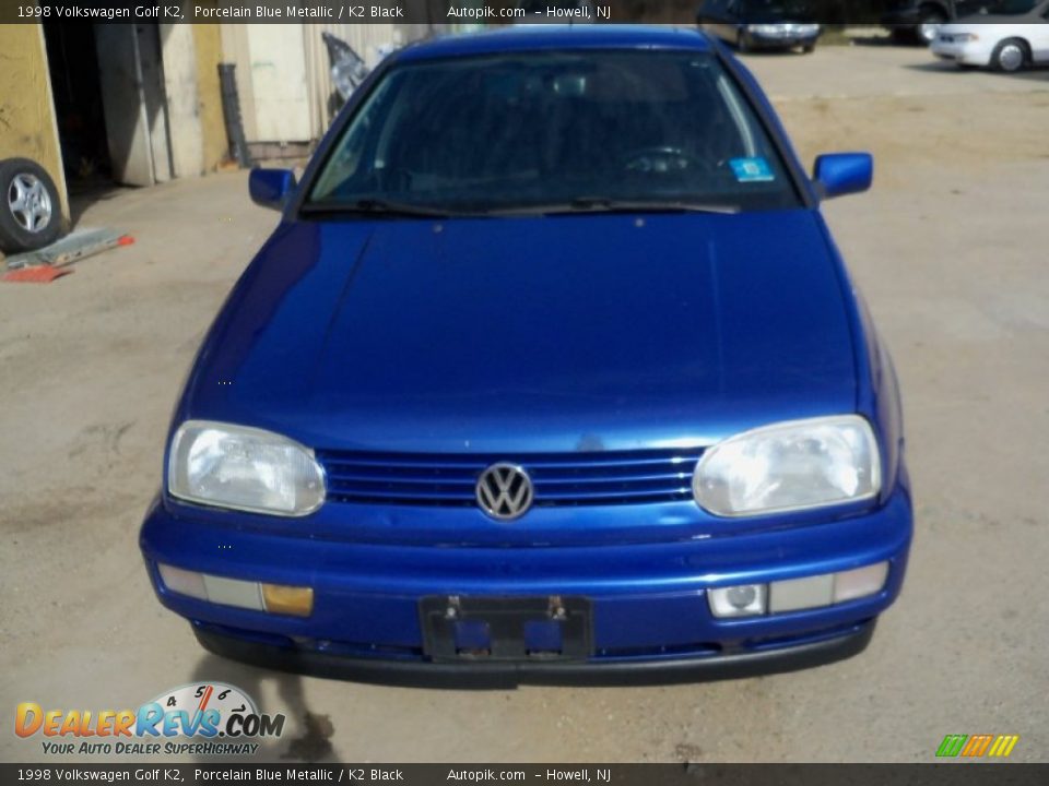 1998 Volkswagen Golf K2 Porcelain Blue Metallic / K2 Black Photo #1