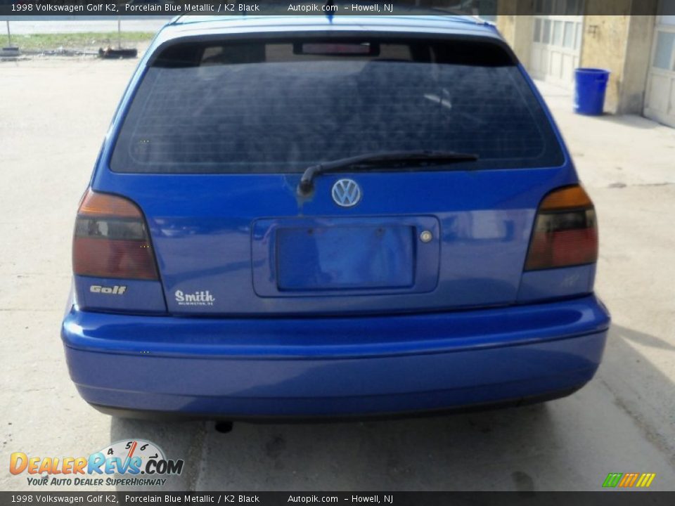 1998 Volkswagen Golf K2 Porcelain Blue Metallic / K2 Black Photo #4