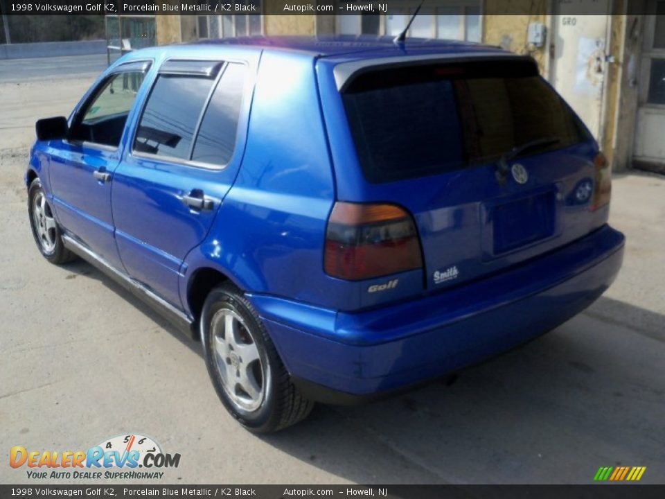 1998 Volkswagen Golf K2 Porcelain Blue Metallic / K2 Black Photo #5