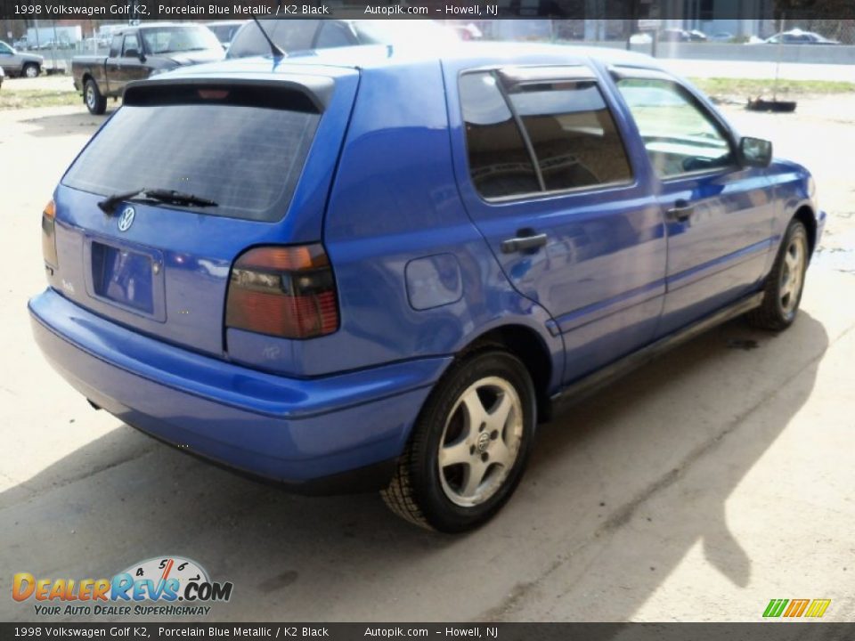 1998 Volkswagen Golf K2 Porcelain Blue Metallic / K2 Black Photo #6