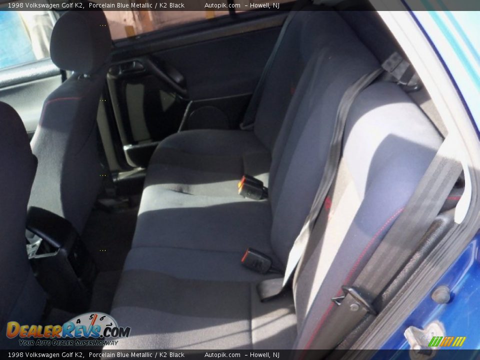 1998 Volkswagen Golf K2 Porcelain Blue Metallic / K2 Black Photo #9