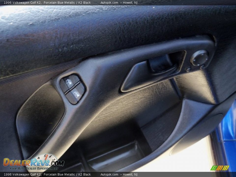 1998 Volkswagen Golf K2 Porcelain Blue Metallic / K2 Black Photo #13