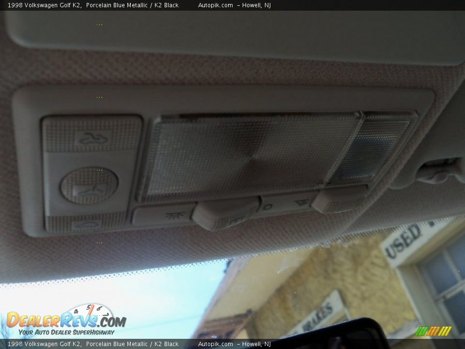 1998 Volkswagen Golf K2 Porcelain Blue Metallic / K2 Black Photo #14