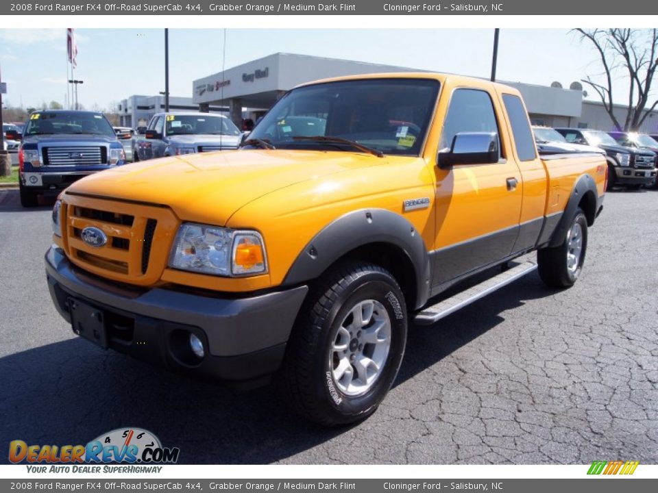 Front 3/4 View of 2008 Ford Ranger FX4 Off-Road SuperCab 4x4 Photo #6