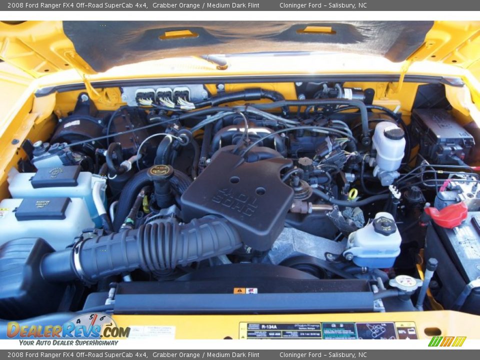 2008 Ford Ranger FX4 Off-Road SuperCab 4x4 4.0 Liter SOHC 12-Valve V6 Engine Photo #14