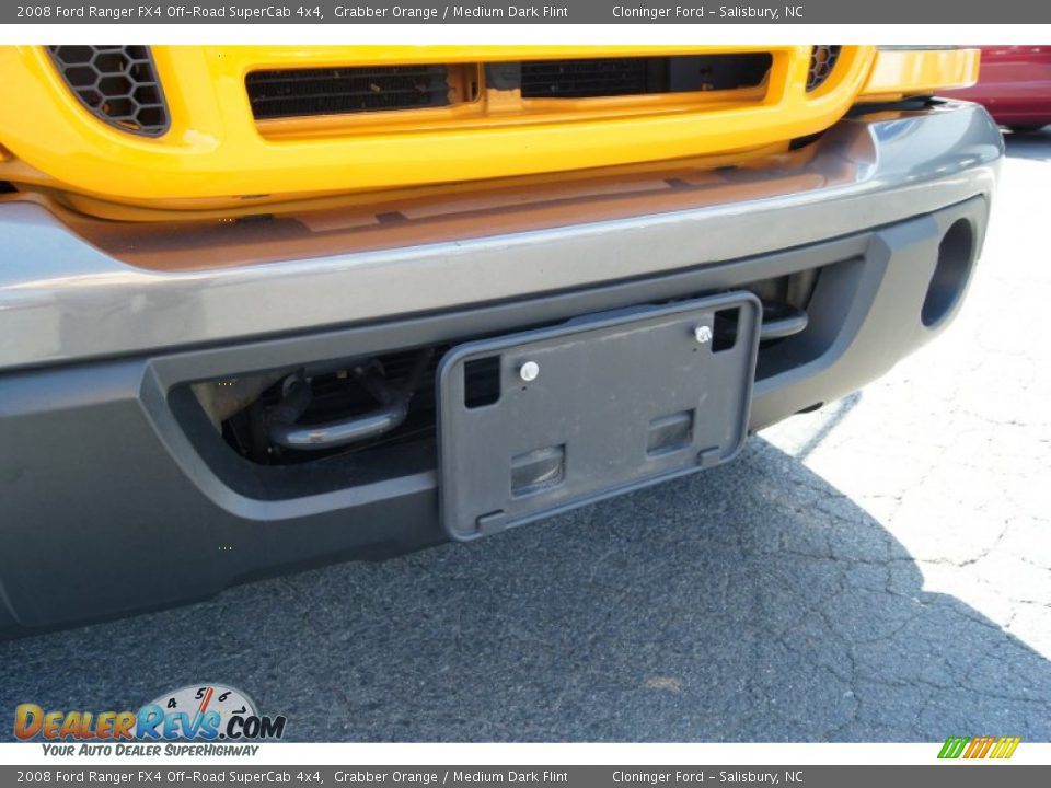 2008 Ford Ranger FX4 Off-Road SuperCab 4x4 Grabber Orange / Medium Dark Flint Photo #15
