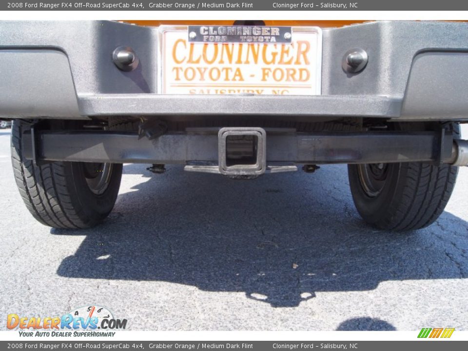 2008 Ford Ranger FX4 Off-Road SuperCab 4x4 Grabber Orange / Medium Dark Flint Photo #19