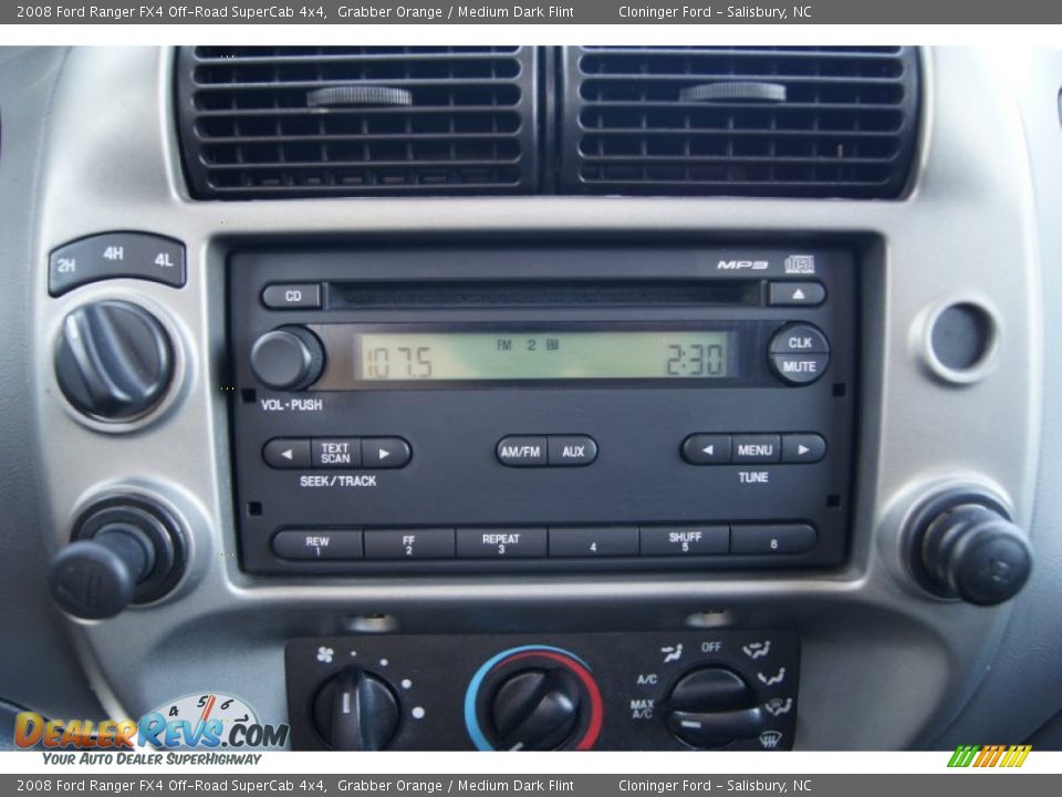 Audio System of 2008 Ford Ranger FX4 Off-Road SuperCab 4x4 Photo #28