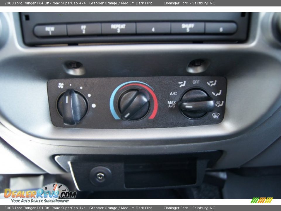 Controls of 2008 Ford Ranger FX4 Off-Road SuperCab 4x4 Photo #29