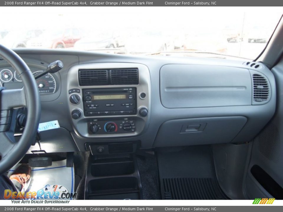 2008 Ford Ranger FX4 Off-Road SuperCab 4x4 Grabber Orange / Medium Dark Flint Photo #31