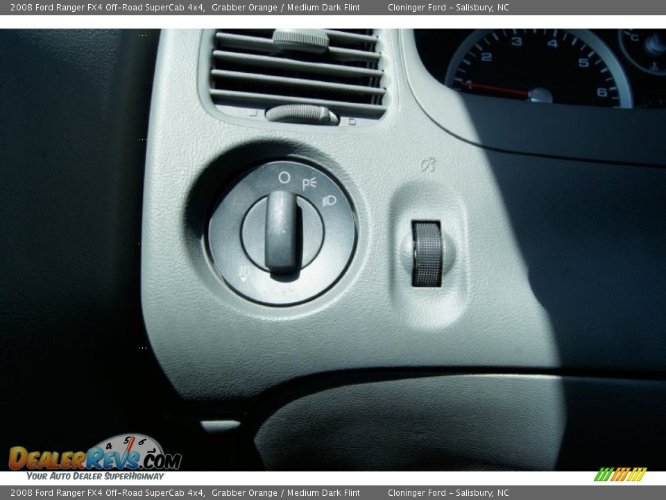 2008 Ford Ranger FX4 Off-Road SuperCab 4x4 Grabber Orange / Medium Dark Flint Photo #32