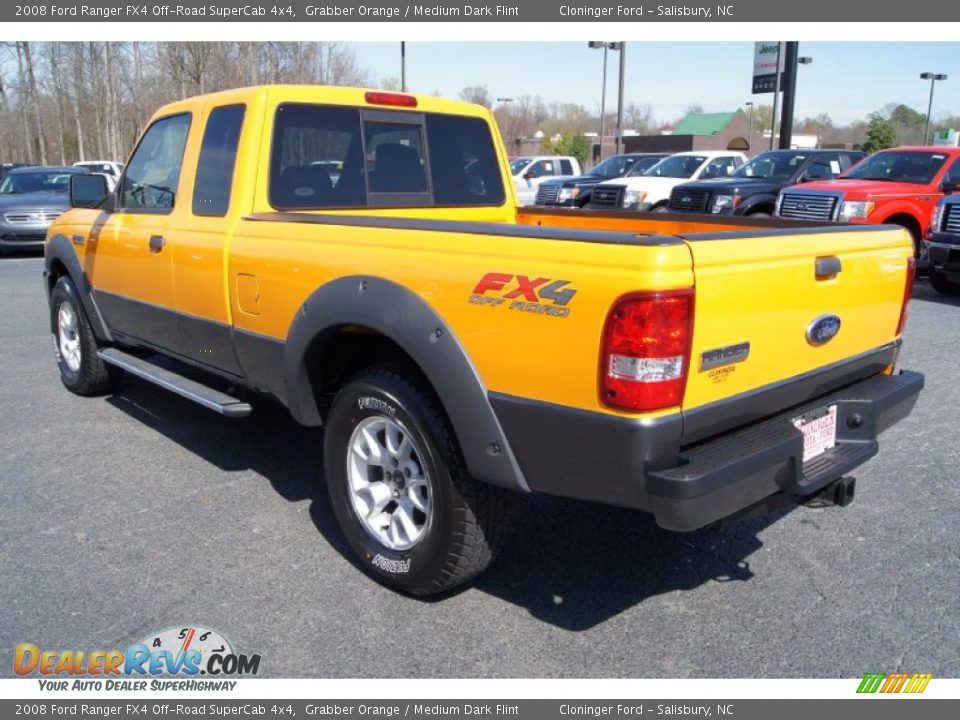 Grabber Orange 2008 Ford Ranger FX4 Off-Road SuperCab 4x4 Photo #33