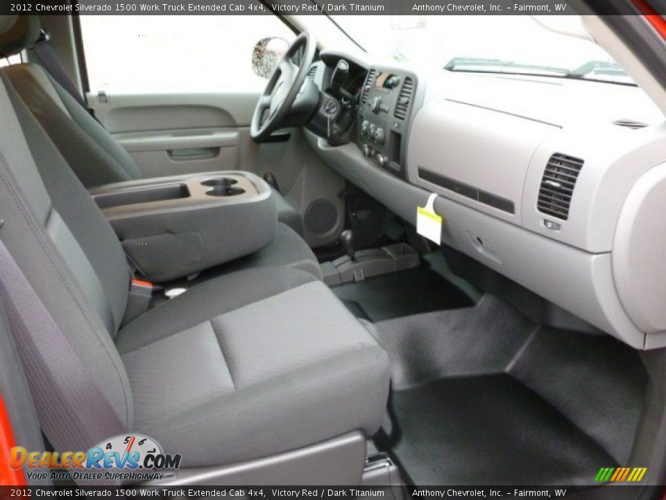 2012 Chevrolet Silverado 1500 Work Truck Extended Cab 4x4 Victory Red / Dark Titanium Photo #10