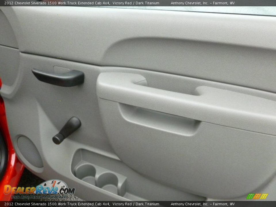 2012 Chevrolet Silverado 1500 Work Truck Extended Cab 4x4 Victory Red / Dark Titanium Photo #11