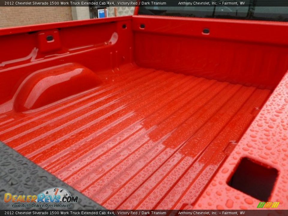 2012 Chevrolet Silverado 1500 Work Truck Extended Cab 4x4 Victory Red / Dark Titanium Photo #13