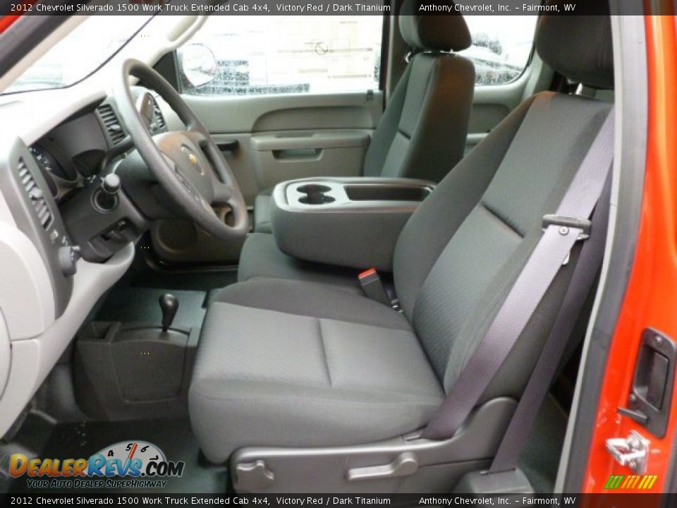 2012 Chevrolet Silverado 1500 Work Truck Extended Cab 4x4 Victory Red / Dark Titanium Photo #16