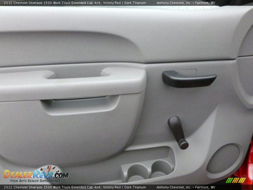 2012 Chevrolet Silverado 1500 Work Truck Extended Cab 4x4 Victory Red / Dark Titanium Photo #18