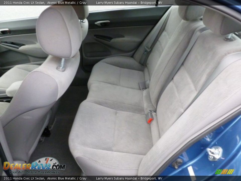 2011 Honda Civic LX Sedan Atomic Blue Metallic / Gray Photo #13