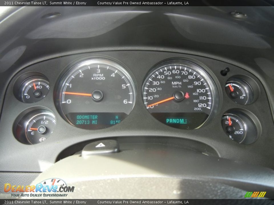 2011 Chevrolet Tahoe LT Summit White / Ebony Photo #17