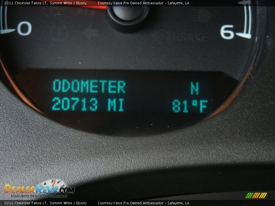 2011 Chevrolet Tahoe LT Summit White / Ebony Photo #18