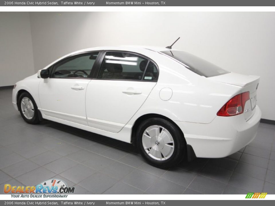 2006 Honda Civic Hybrid Sedan Taffeta White / Ivory Photo #5