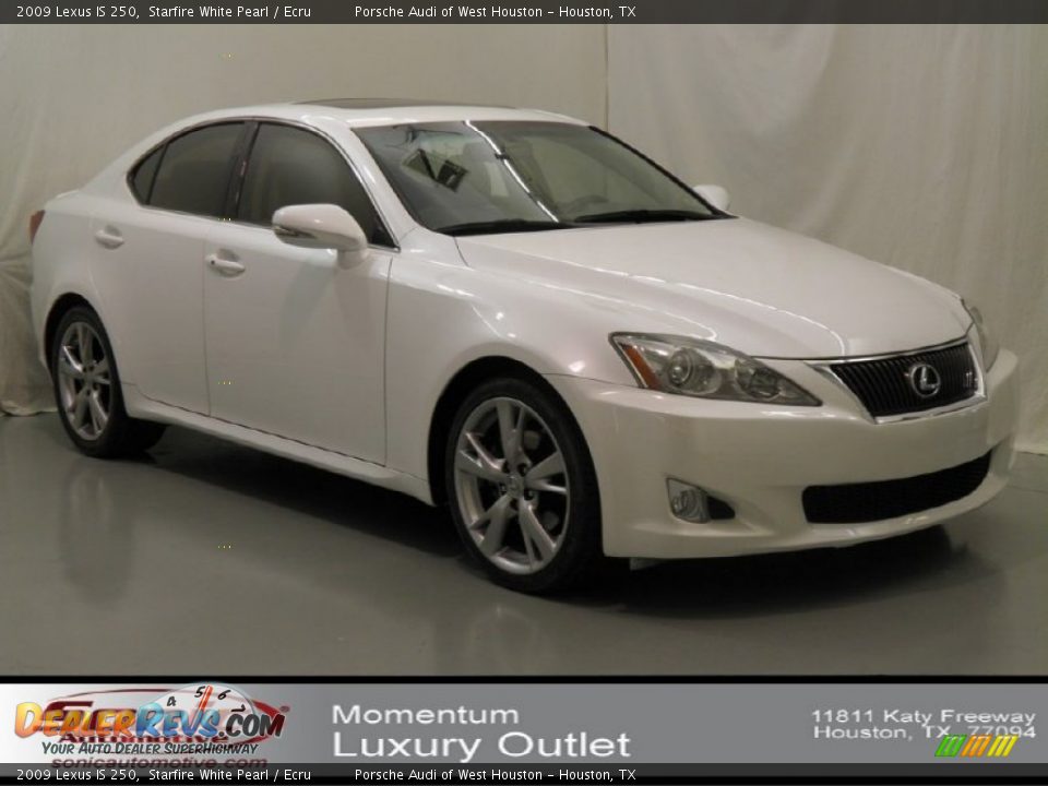2009 Lexus IS 250 Starfire White Pearl / Ecru Photo #1