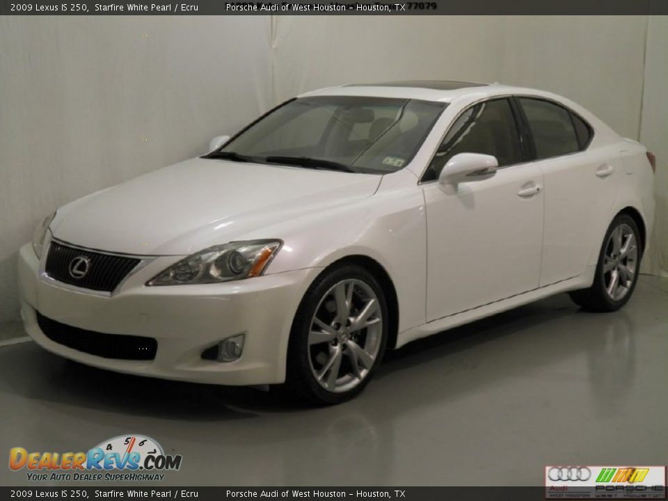 2009 Lexus IS 250 Starfire White Pearl / Ecru Photo #5