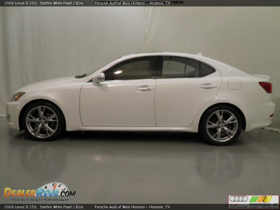 2009 Lexus IS 250 Starfire White Pearl / Ecru Photo #6
