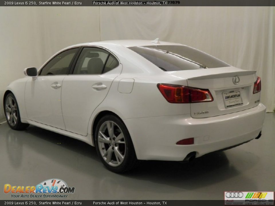 2009 Lexus IS 250 Starfire White Pearl / Ecru Photo #7