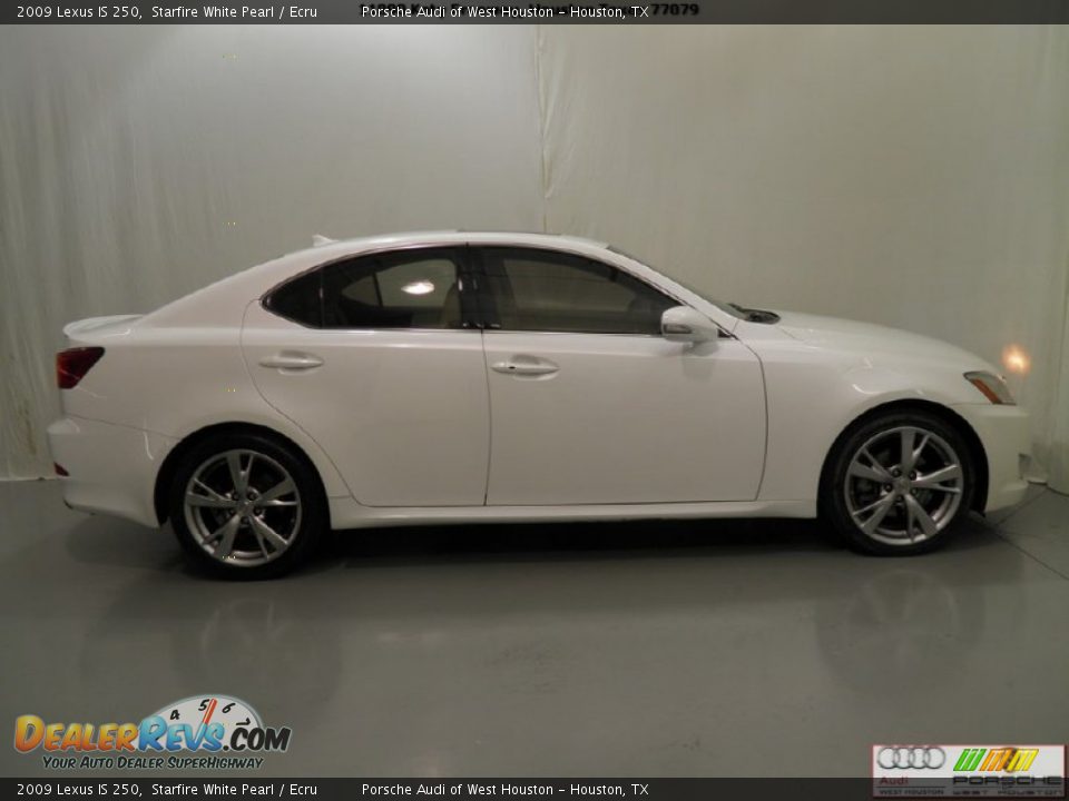 2009 Lexus IS 250 Starfire White Pearl / Ecru Photo #10