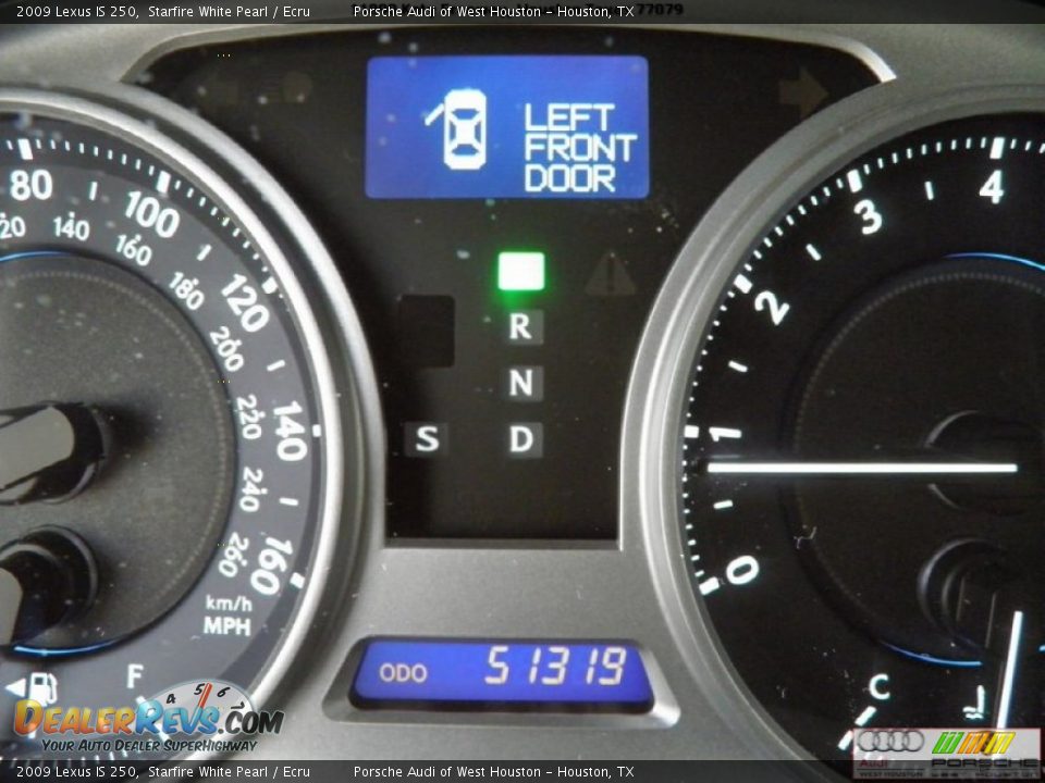 2009 Lexus IS 250 Starfire White Pearl / Ecru Photo #15