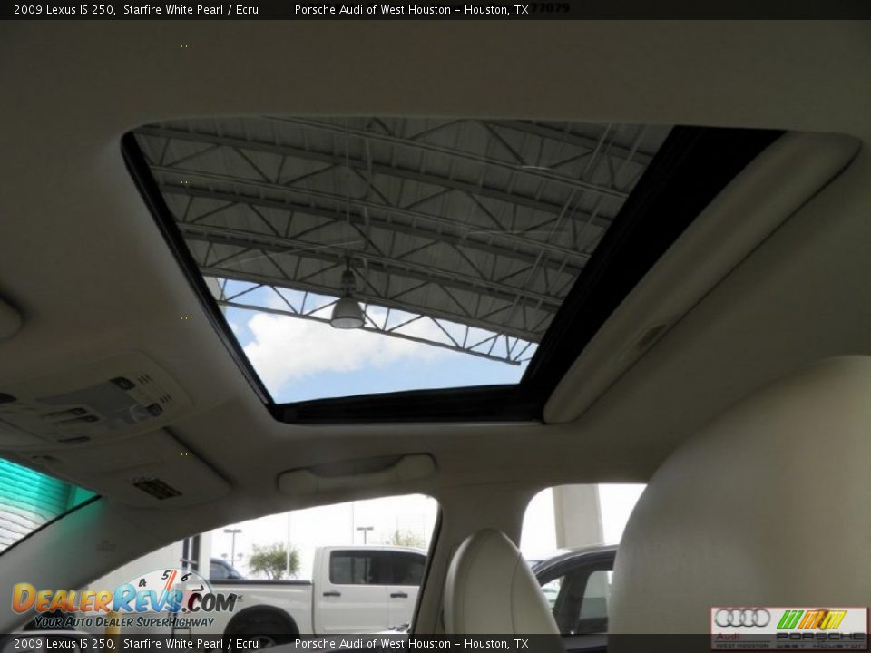 2009 Lexus IS 250 Starfire White Pearl / Ecru Photo #16