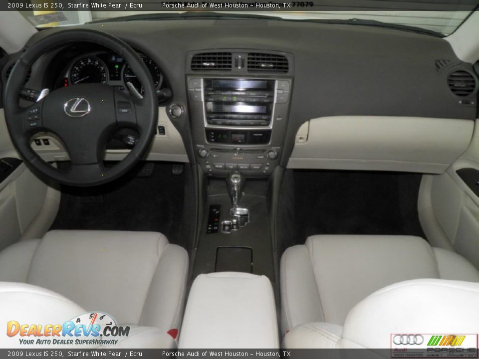 2009 Lexus IS 250 Starfire White Pearl / Ecru Photo #18