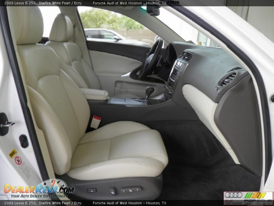 2009 Lexus IS 250 Starfire White Pearl / Ecru Photo #22