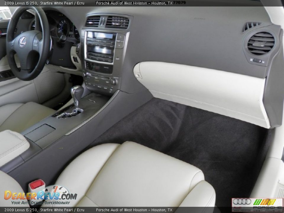 2009 Lexus IS 250 Starfire White Pearl / Ecru Photo #23