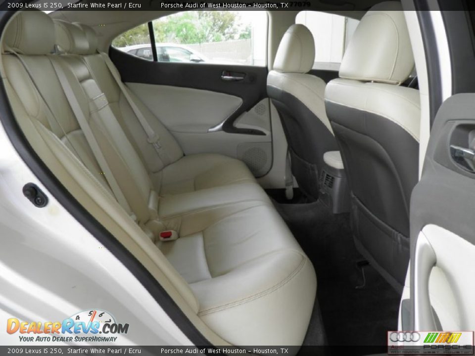 2009 Lexus IS 250 Starfire White Pearl / Ecru Photo #24