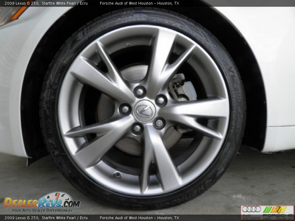 2009 Lexus IS 250 Starfire White Pearl / Ecru Photo #29