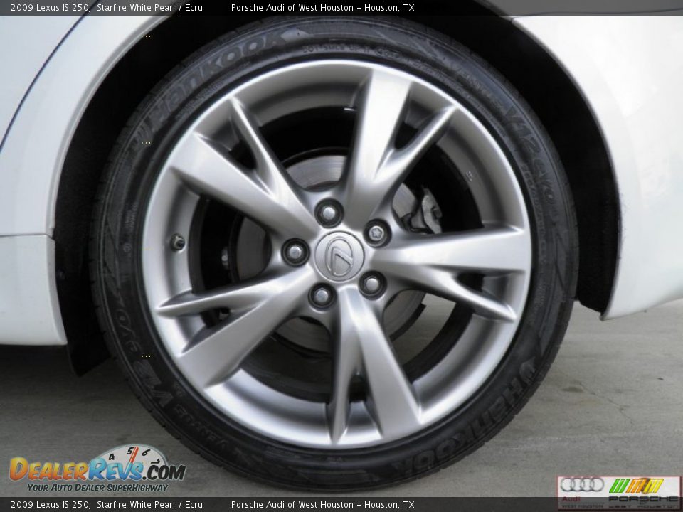 2009 Lexus IS 250 Starfire White Pearl / Ecru Photo #30