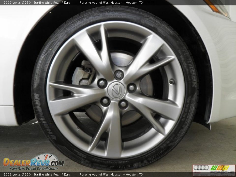 2009 Lexus IS 250 Starfire White Pearl / Ecru Photo #32