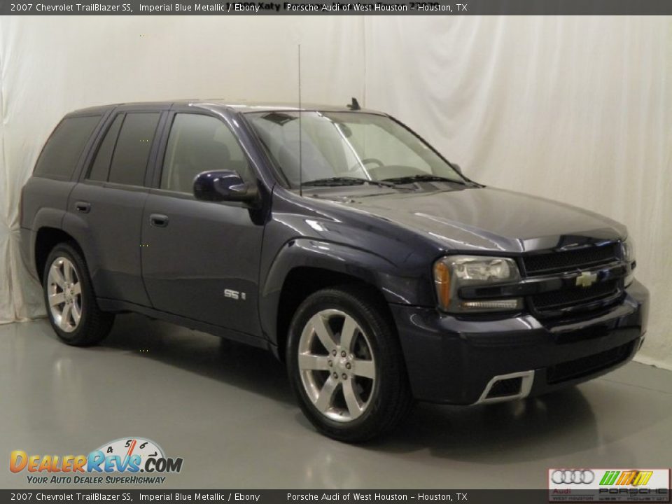 2007 Chevrolet TrailBlazer SS Imperial Blue Metallic / Ebony Photo #2