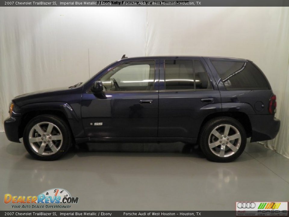 2007 Chevrolet TrailBlazer SS Imperial Blue Metallic / Ebony Photo #5