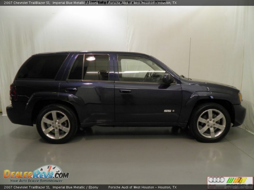 2007 Chevrolet TrailBlazer SS Imperial Blue Metallic / Ebony Photo #6