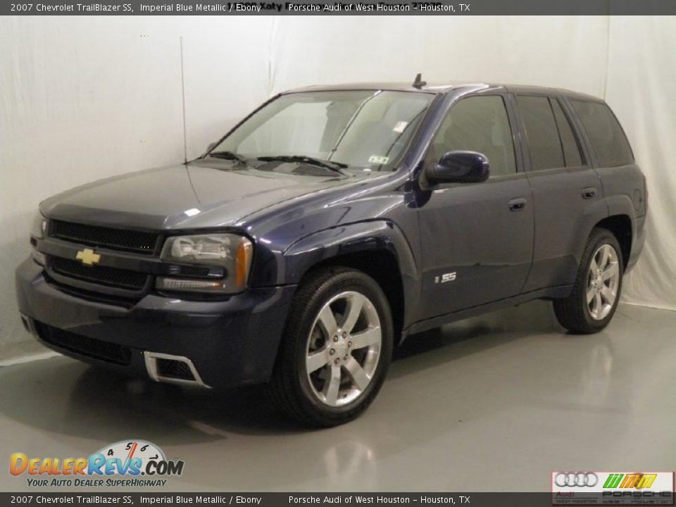2007 Chevrolet TrailBlazer SS Imperial Blue Metallic / Ebony Photo #7