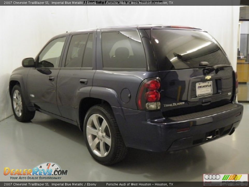 2007 Chevrolet TrailBlazer SS Imperial Blue Metallic / Ebony Photo #8