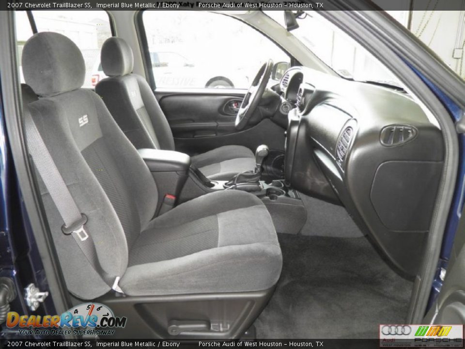 2007 Chevrolet TrailBlazer SS Imperial Blue Metallic / Ebony Photo #18