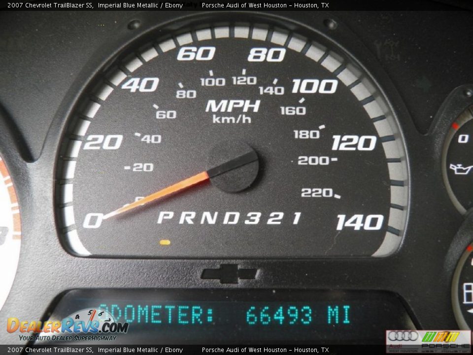 2007 Chevrolet TrailBlazer SS Imperial Blue Metallic / Ebony Photo #25
