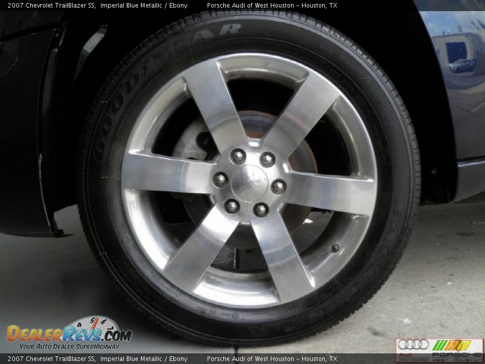 2007 Chevrolet TrailBlazer SS Imperial Blue Metallic / Ebony Photo #28
