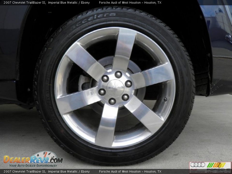 2007 Chevrolet TrailBlazer SS Imperial Blue Metallic / Ebony Photo #29