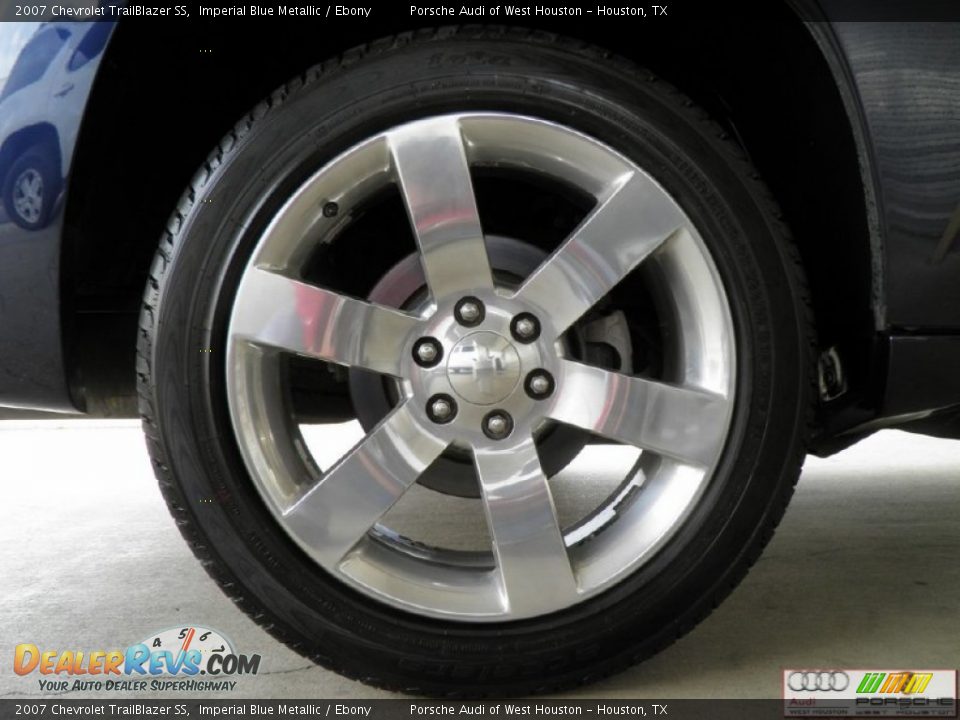 2007 Chevrolet TrailBlazer SS Imperial Blue Metallic / Ebony Photo #30