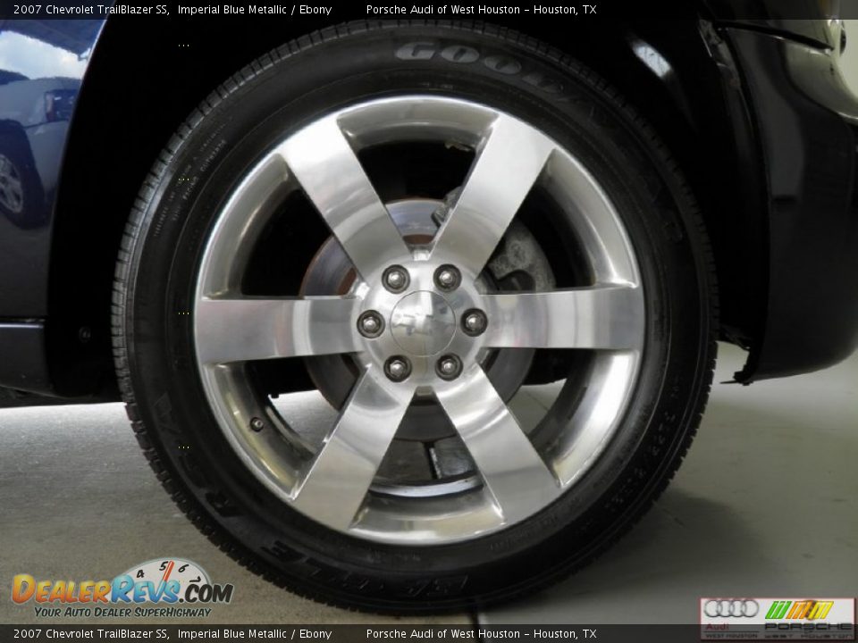 2007 Chevrolet TrailBlazer SS Imperial Blue Metallic / Ebony Photo #31